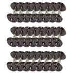 Evemodel 24pcs HO Gauge 1:87 36" Metal DC Wheelsets Metal Axle Wheel C8724