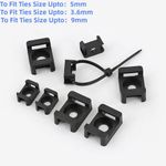Cable Tie Base - Wire Clips Mounts Saddle Cradle Bases Clamps Cable Ties Holder