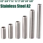 Threaded Hollow Tube Nipple Stainless Barrel Running Nipple Threaded Rod Fitting