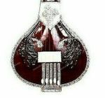 Professional Indian 5 String Flat Musical Instruments Tun Wood Tanpura
