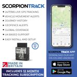 ScorpionTrack OBD Self-Install GPS Vehicle Tracker, Car, Van - FMC800 12M Sub
