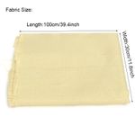 200g Fabric Woven Aramid Fiber Cloth Plain 100cm/39.4'' Width Yellow