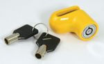 HEAVY DUTY MOTORBIKE MOTORCYCLE BIKE SCOOTER DISC LOCK PADLOCK + KEYS SECURITY