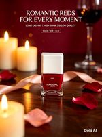 2×NAILS INC London Tate Red Nail Polish 14 ml High Shine Long Lasting