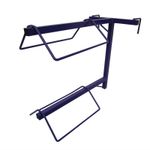 Double Hanging Saddle Rack (Horse Portable 2 Tier Stand Tack Holder Equestrian)