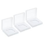 49mm Lens Filter Case,3pcs Camera Filter Case Portable Lens Filter Box Plastic