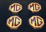 MG ZT or ZTT  Alloy Wheel Hub Cap Centre Badges X 4 45mm Badge