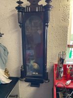 3 Clock Cases Various Regulators. One Is A Double Keyhole Regulator