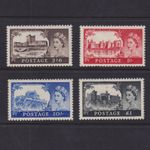 GB QEII 1955 Waterlow High Value Castles Set SG536/539 Fine Mounted Mint MM MH