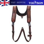 TOURBON Hunting Rifle Shotgun Suspender Gun Carry Rucksack Sling Swivels Padded