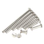5mm Chicago Screws Rivets Album Book Binding Studs Nail Belt Rivet Nickel Plated
