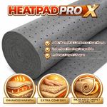 Heat Pad Pro X Carpet Underlay for Underfloor Heating 7mm | Low TOG 1m x 15m