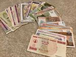 Lot of 100 x world banknotes. All different collection. Worldwide set.