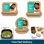 LIVIVO 100 Air Fryer Liners Disposable Non Stick Baking Paper Various Shapes