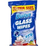 Duzzit Glass Wipes 50 Pack Streak-Free for Windows Mirrors & Car Glass