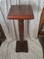 large Vintage Mahogany Pedestal Plant Stand