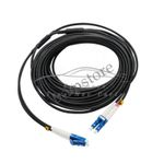 350M Black Armored Fiber Cable LC-LC UPC SM 9/125 Duplex Fiber Optic Patch Cord