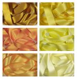 All Berisfords Lemon and Yellow Shades Double Satin Ribbon Made in the UK ECO