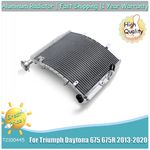 Aluminium Cooler Radiator T2100445 For Triumph Daytona 675 675R 2013-2020 18 19