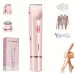 2in1 Electric Hair Remover Women Wet Dry Bikini Trimmer Body Shaver USB