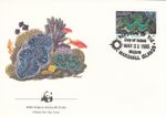Giant Clam WWF Marshall Islands FDC #1 1986 (141056)
