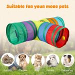 Foldable Pet Cat Tunnel Rabbit Pop Up Rainbow Tunnel Tube Puppy Kitten Play Toy