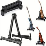 Miwayer Guitar Stand Folding a Frame Floor Universal ABS for Acoustic Classical