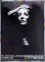 CANNES FILM FESTIVAL 1992 - MARLENE DIETRICH - ORIGINAL FRENCH ROLLED POSTER