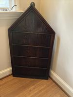 Vintage Wood Church Hymn Board Gothic Style