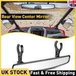 1.75" Universal ATV Center Rearview Mirror Roll Cage Bar Adjustable Mirrors NEW