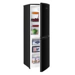 Cookology 50/50 Fridge Freezer 142L Freestanding 48cm - Black CFF1425050BK