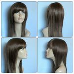 HIGH HEAT RESISTANT LONG SMOOTH LAYERS HAIR LADY WOMENS WIGS DAILY FULL WIG UK