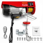 250KG Electric Winch Hoist PA250 550lb 550W Emergency Stop UK Plug SDKEHUI
