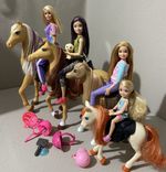 Barbie 🩷 Pony Tale Set with Sister Dolls, Horses & Accessories  