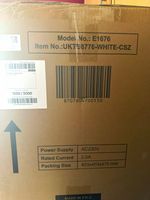 COWSAR Towel Warmer 23L Digital Temp Control 88°C White E1676 UKTB8776