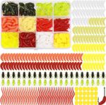 250x Artificial Soft SINKING Imitation Bait Maggots Fake for Carp Hair Rigs Chod