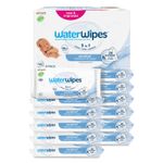 WaterWipes Plastic-Free Original Baby Wipes 1080 Count 18 packs 99.9% Water
