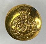 WW1 Royal Canadian Artillery Gilt Button 17 mm Pitt & co