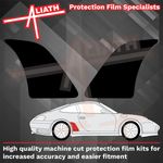 Fit Porsche 911 996 98-05 Rear Arch BLACK Stone Chip Guard Paint Protection Film
