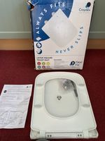 Croydex Leven Square Flexi-Fix Toilet Seat with Soft Close and Quick Release