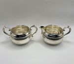 Gorham Sterling Silver Sugar and Creamer Set 912 913 Gadroon 172g