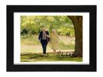 Sir David Attenborough, Queen Signed Autograph PHOTO Pre Print 6x4/A4/ Framed
