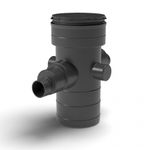 SiltGuard Silt Trap w Catchpit and Filter with Lid - 600mm Deep x 300mm Diameter