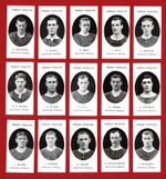 ARSENAL F.C. PROMINENT FOOTBALLERS by TADDY - NOSTALGIA REPRINT CARD SET (PC02)