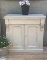 Beautiful Shabby Chic Antique Mahogany French Chiffonier