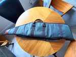 Rifle Gun Padded Sleeve  Soft nylon Case Zip Carry Handle 42” x 10” Green/Brown