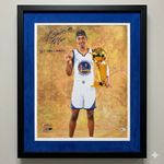 Patrick McCaw Golden State Warriors Signed 16x20 Custom Framed Photo PSA AUTH