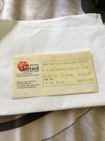 Manchester United v Carlisle FAC Replay Ticket 1977/1980