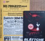 2026 EINTRACHT FRANKFURT v SPURS TOTTENHAM HOTSPUR CHAMPIONS LEAGUE PROGRAMME x2