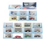 OXFORD DIECAST/CORGI '1:76' SCALE LOT OF 22 ASSORTED DIE CAST CRANE/TRUCK/CARS